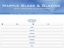 Tablet Screenshot of marpleglass.co.uk